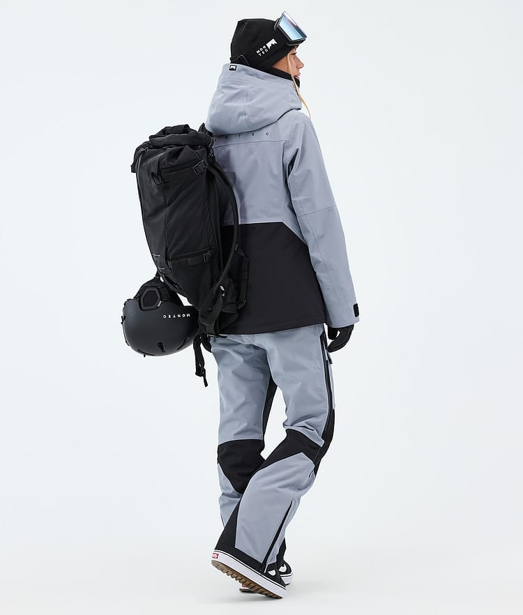 Montec Moss W Snowboardjakke Dame Soft Blue/Black, Image 3 of 9