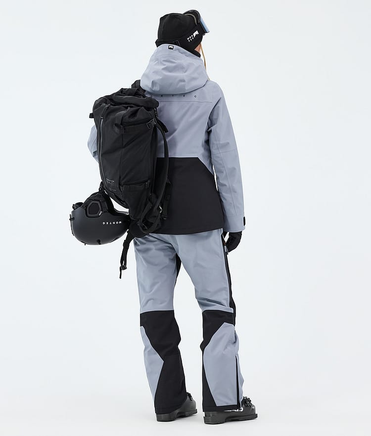 Montec Moss W Skijakke Dame Soft Blue/Black, Bilde 3 av 9