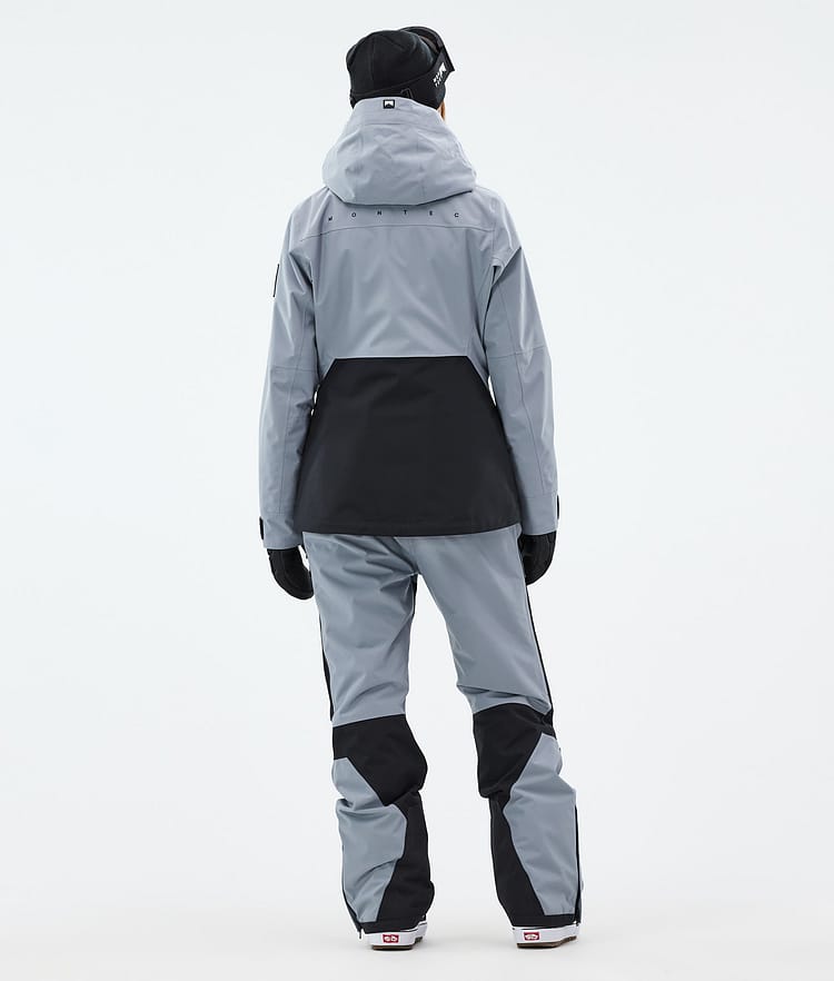 Montec Moss W Snowboardjakke Dame Soft Blue/Black, Bilde 5 av 10