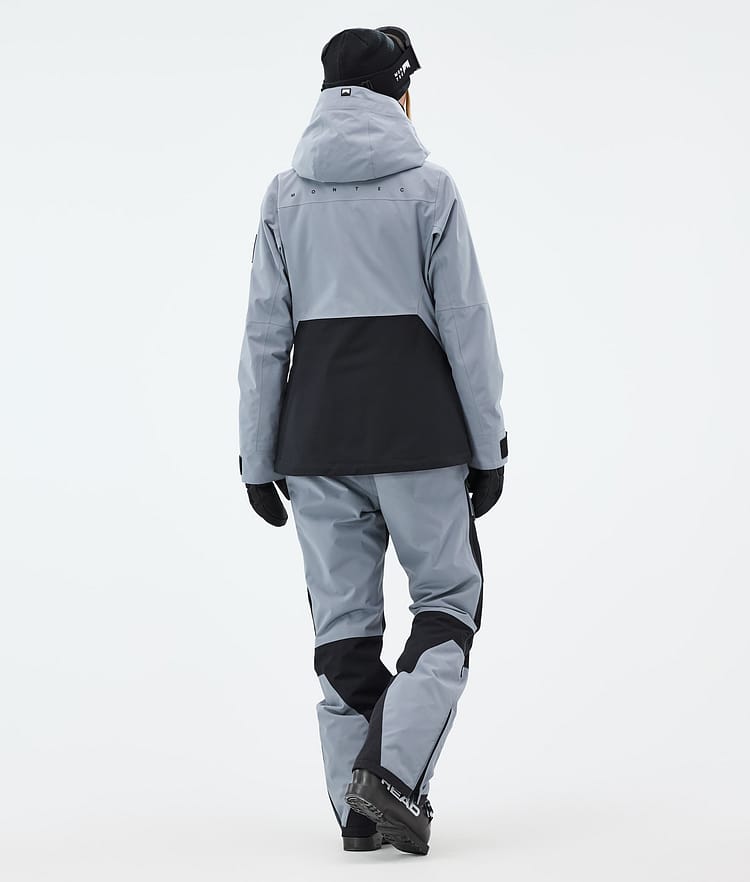 Montec Moss W Skijakke Dame Soft Blue/Black, Bilde 5 av 10