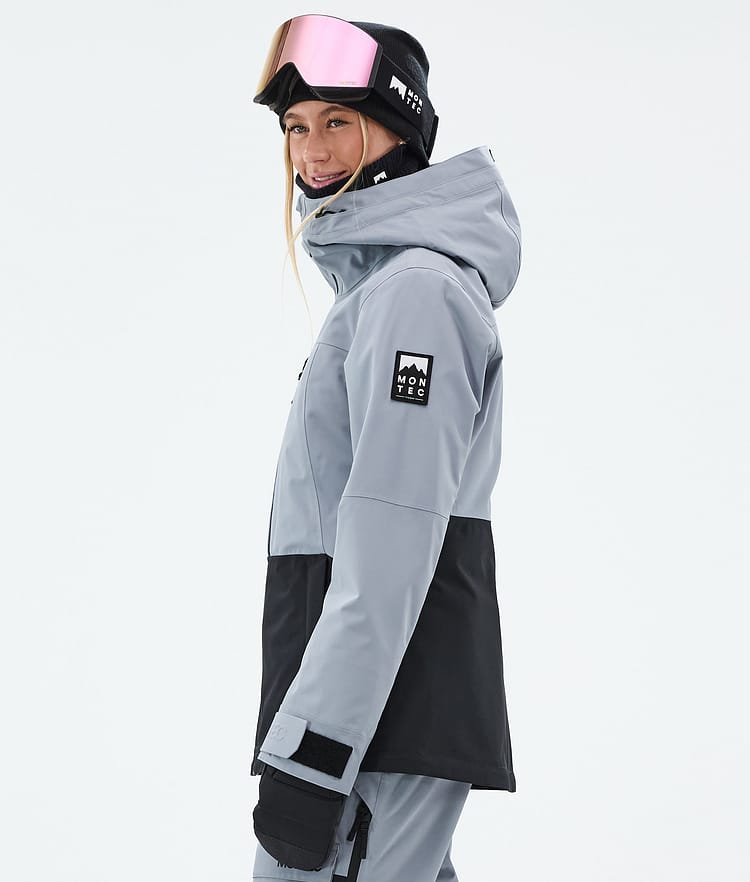 Montec Moss W Snowboardjakke Dame Soft Blue/Black, Bilde 6 av 10