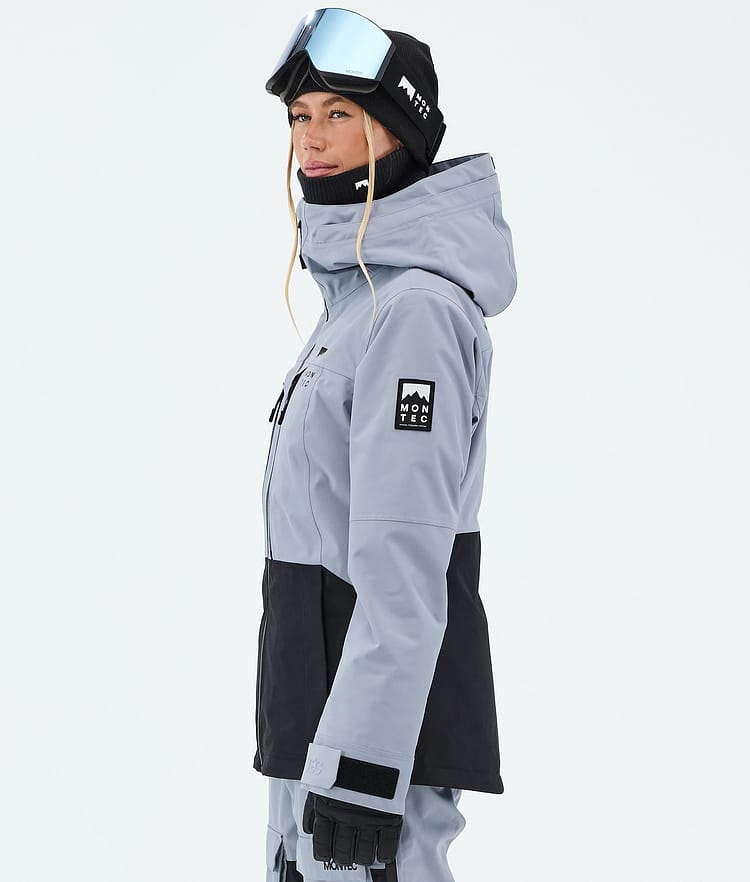Montec Moss W Skijakke Dame Soft Blue/Black, Bilde 5 av 9
