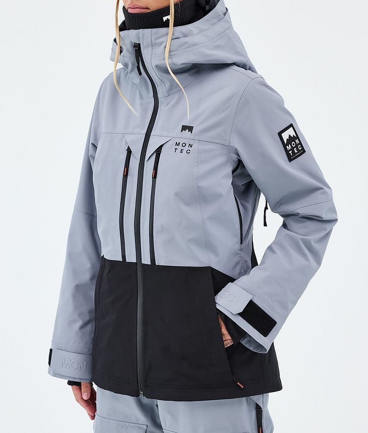 Montec Moss W Skijakke Dame Soft Blue/Black, Bilde 7 av 9