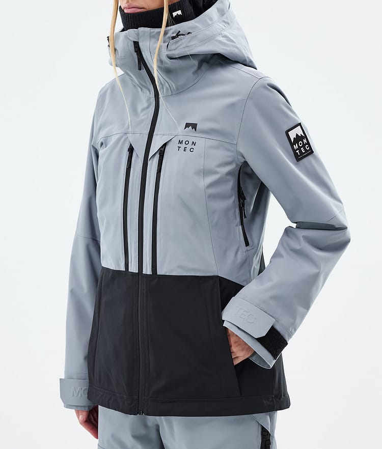 Montec Moss W Snowboardjakke Dame Soft Blue/Black, Bilde 8 av 10