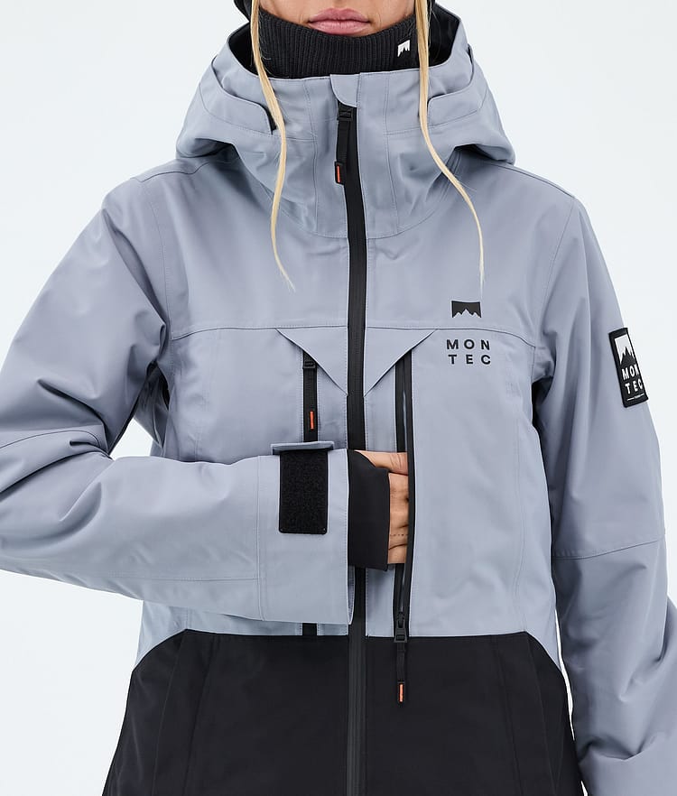 Montec Moss W Snowboardjakke Dame Soft Blue/Black, Image 8 of 9