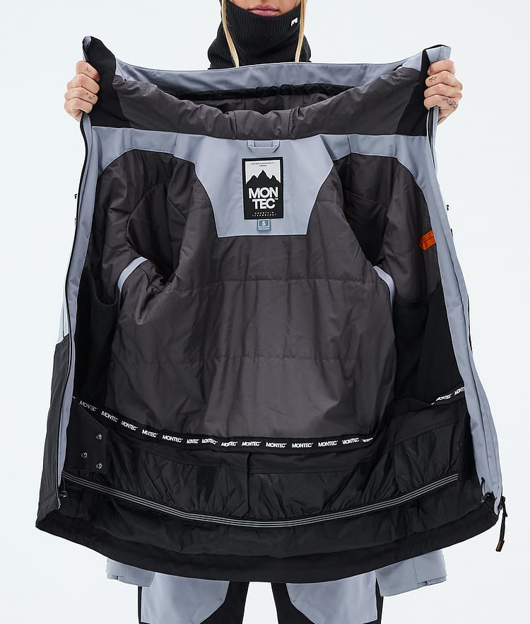 Montec Moss W Skijakke Dame Soft Blue/Black, Bilde 9 av 9