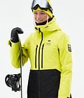 Montec Moss W Snowboardjakke Dame Bright Yellow/Black Renewed, Bilde 2 av 10