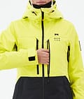 Montec Moss W Skijakke Dame Bright Yellow/Black, Bilde 9 av 10
