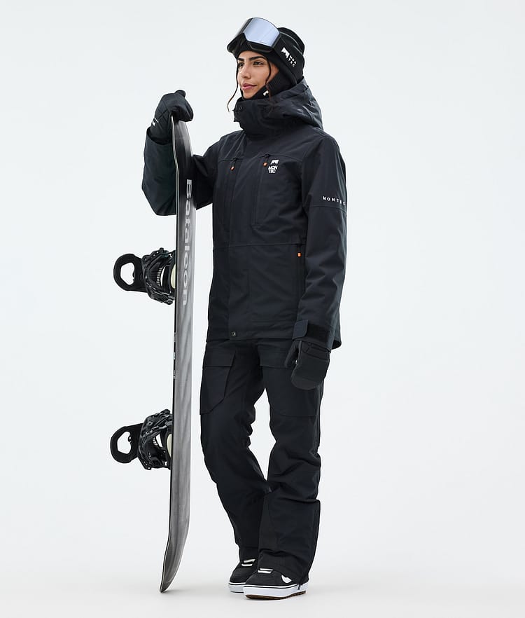 Montec Fawk W Snowboardbukse Dame Black, Bilde 3 av 8
