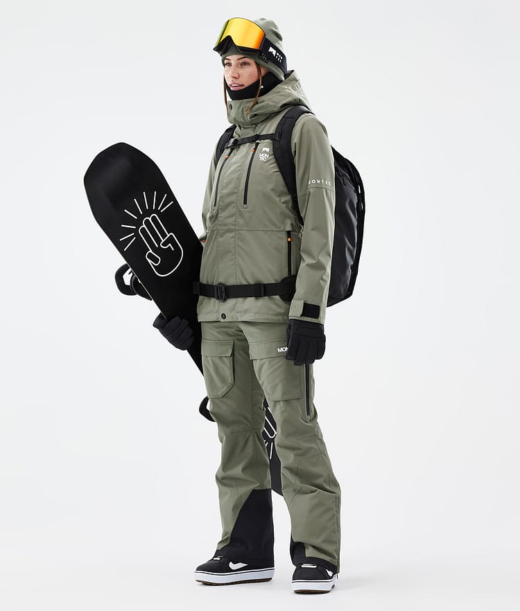 Montec Fawk W Snowboardbukse Dame Greenish