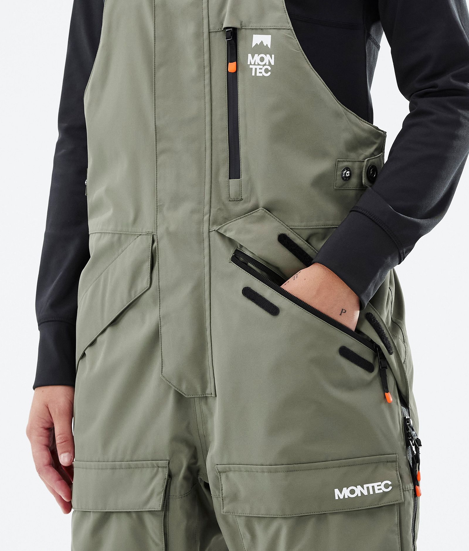 Montec Fawk W Snowboardbukse Dame Greenish Renewed, Bilde 5 av 7