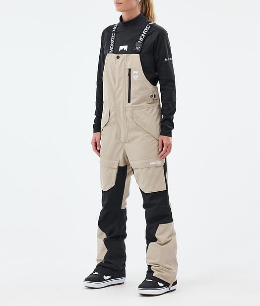 Montec Fawk W Snowboardbukse Dame Sand/Black