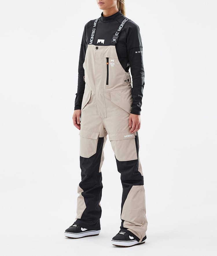 Montec Fawk W Snowboardbukse Dame Sand/Black Renewed, Bilde 1 av 7