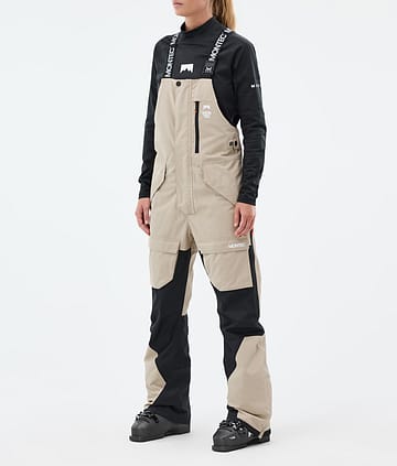 Montec Fawk W Skibukse Dame Sand/Black