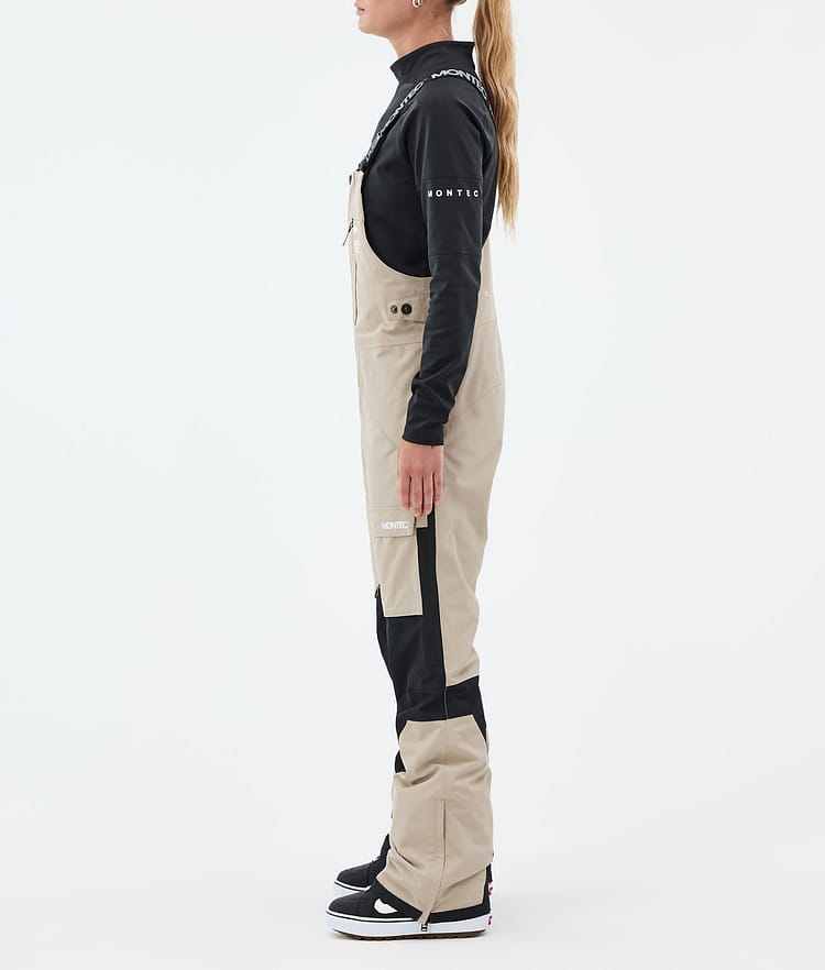 Montec Fawk W Snowboardbukse Dame Sand/Black, Bilde 3 av 7