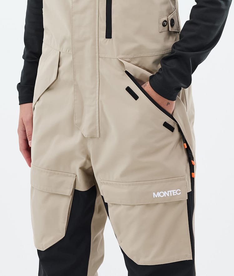 Montec Fawk W Snowboardbukse Dame Sand/Black, Bilde 5 av 7