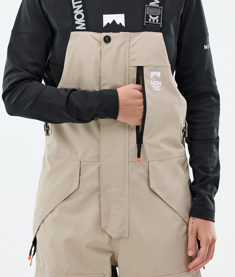 Montec Fawk W Snowboardbukse Dame Sand/Black, Bilde 6 av 7