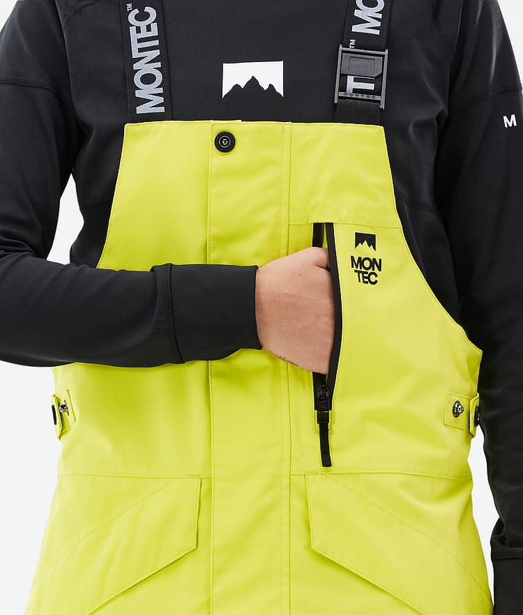 Montec Fawk W Skibukse Dame Bright Yellow/Black, Bilde 5 av 6