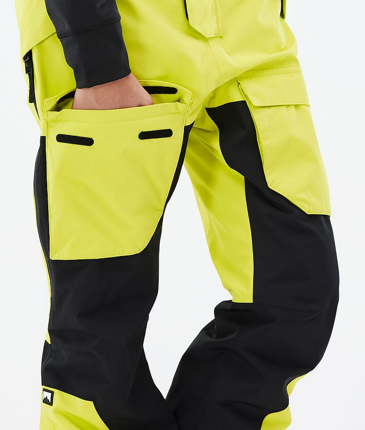 Montec Fawk W Skibukse Dame Bright Yellow/Black, Bilde 6 av 6