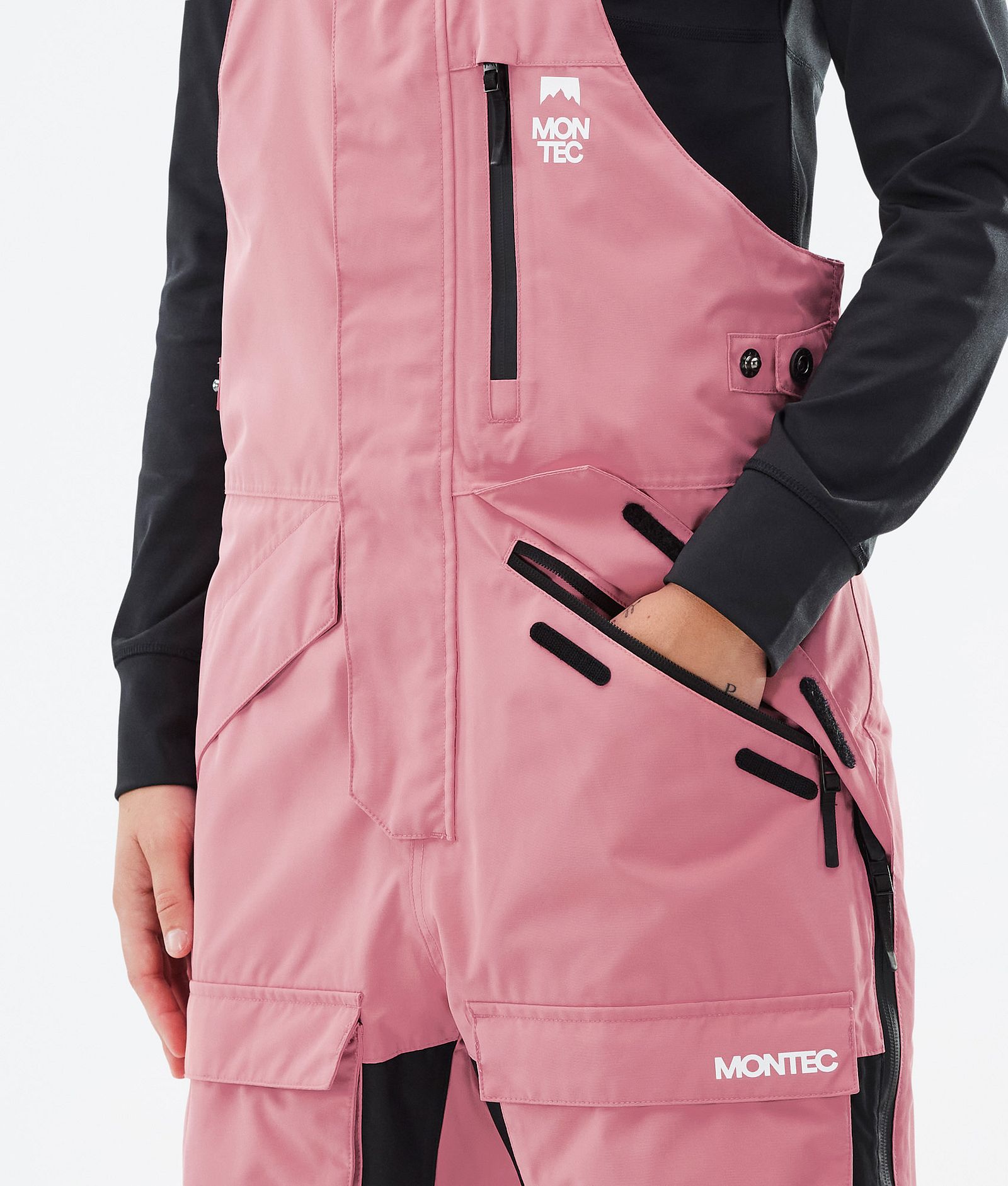 Montec Fawk W Snowboardbukse Dame Pink/Black Renewed, Bilde 4 av 7