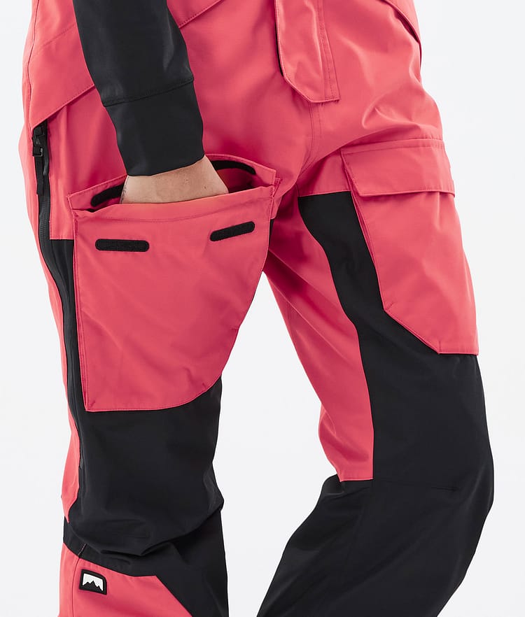 Montec Fawk W Snowboardbukse Dame Coral/Black, Bilde 6 av 6