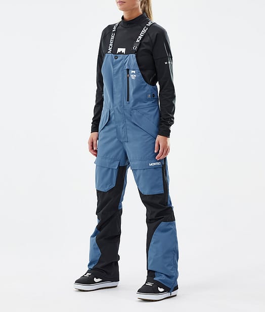 Montec Fawk W Snowboardbukse Dame Blue Steel/Black