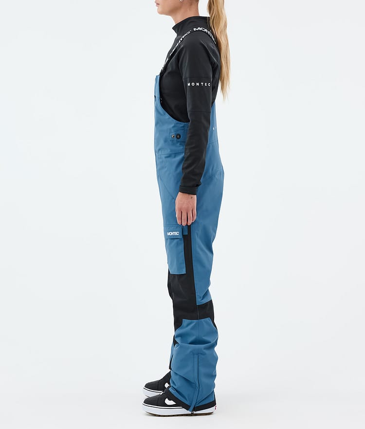 Montec Fawk W Snowboardbukse Dame Blue Steel/Black Renewed, Bilde 3 av 7