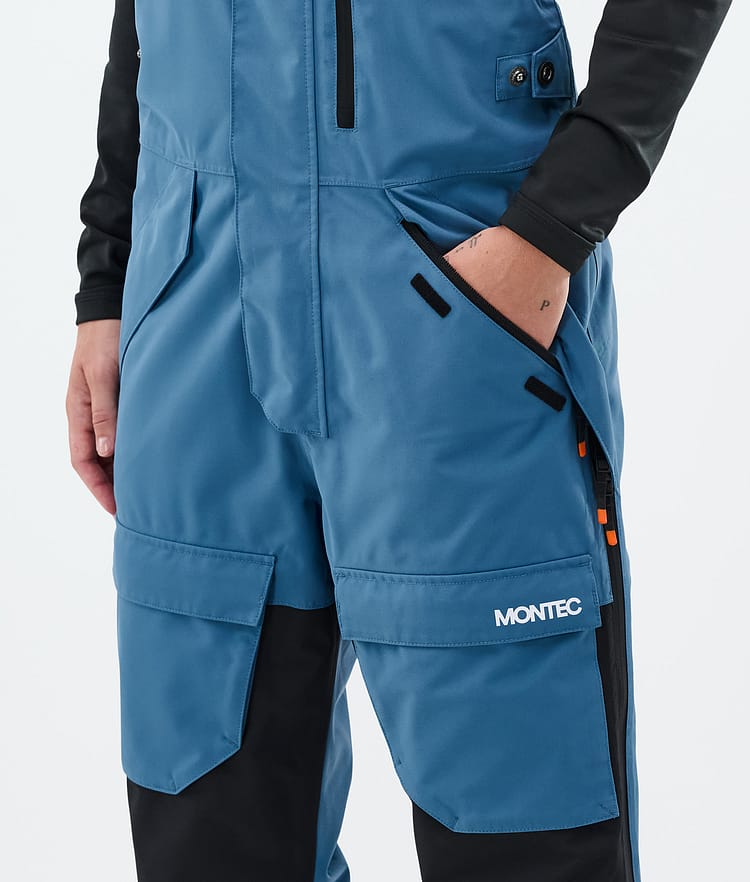 Montec Fawk W Snowboardbukse Dame Blue Steel/Black Renewed, Bilde 5 av 7