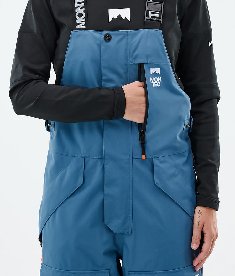 Montec Fawk W Snowboardbukse Dame Blue Steel/Black Renewed, Bilde 6 av 7