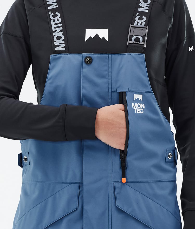 Montec Fawk W Snowboardbukse Dame Blue Steel/Black