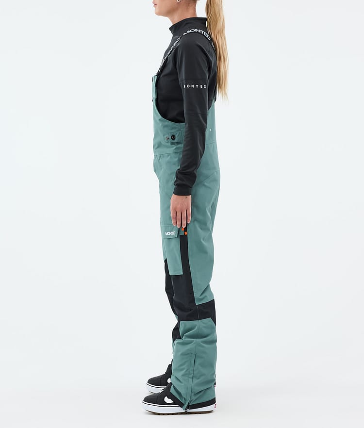 Montec Fawk W Snowboardbukse Dame Atlantic/Black Renewed, Bilde 3 av 7