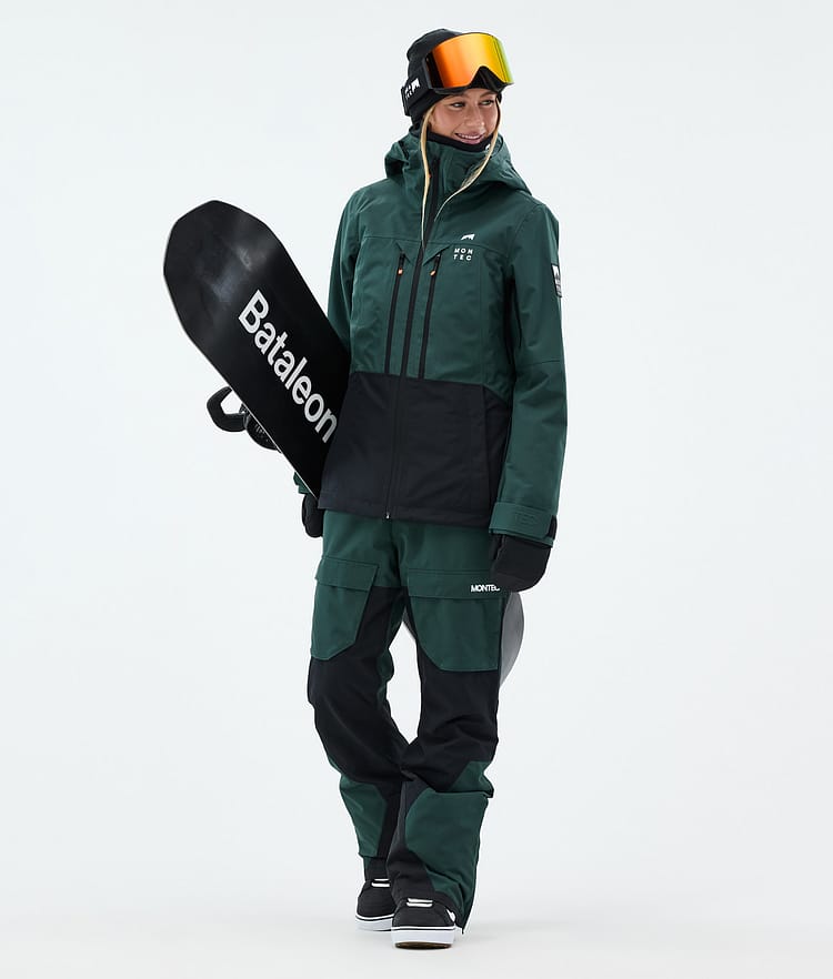 Montec Fawk W Snowboardbukse Dame Dark Atlantic/Black Renewed, Bilde 2 av 7