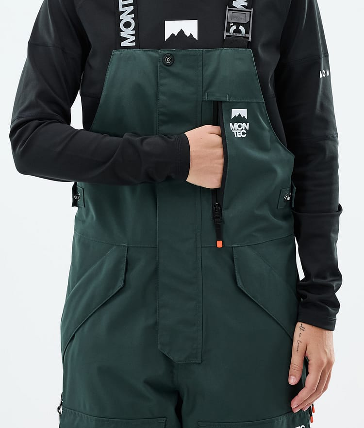 Montec Fawk W Snowboardbukse Dame Dark Atlantic/Black Renewed, Bilde 6 av 7
