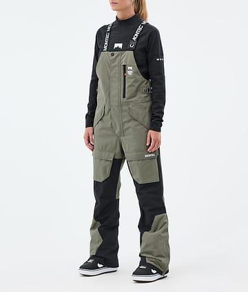 Montec Fawk W Snowboardbukse Dame Greenish/Black Renewed