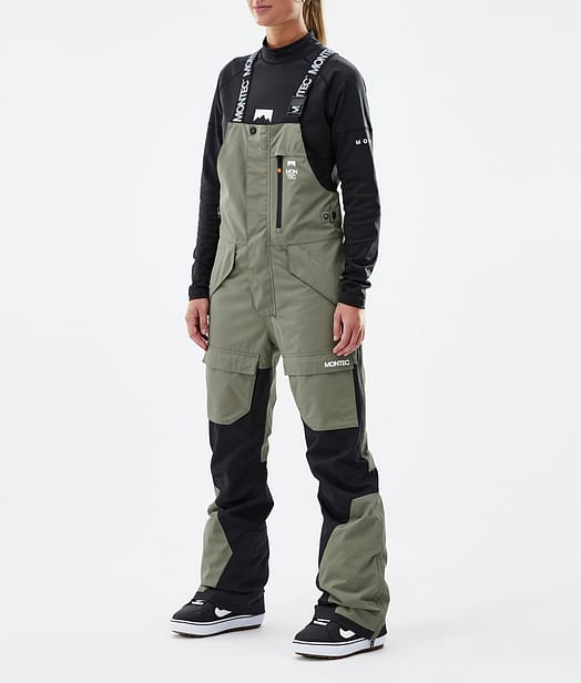 Montec Fawk W Snowboardbukse Dame Greenish/Black