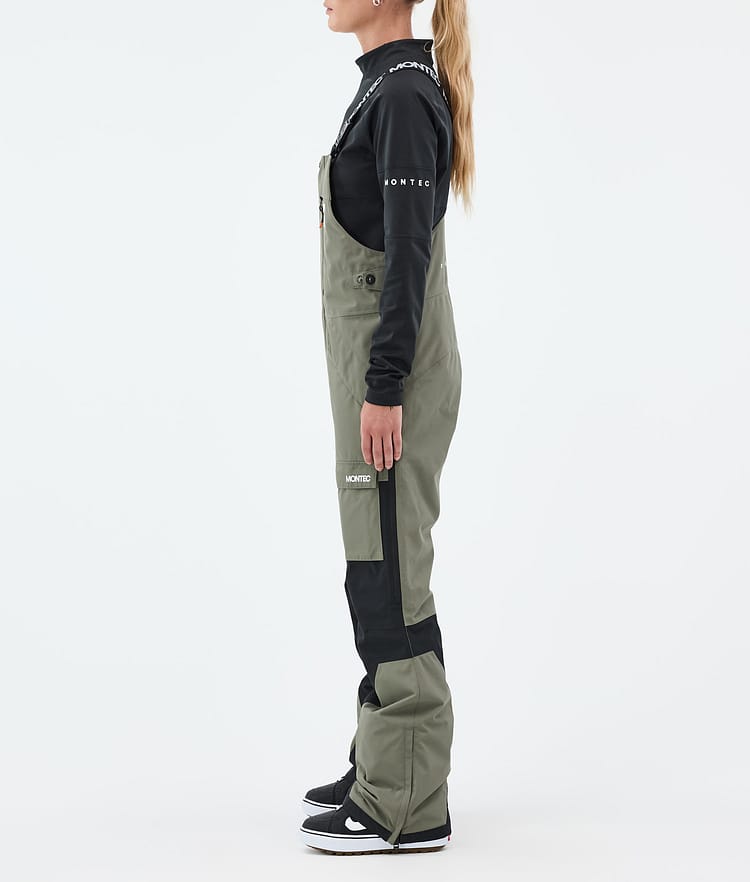 Montec Fawk W Snowboardbukse Dame Greenish/Black Renewed, Bilde 3 av 7