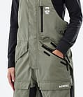 Montec Fawk W Snowboardbukse Dame Greenish/Black, Bilde 5 av 7