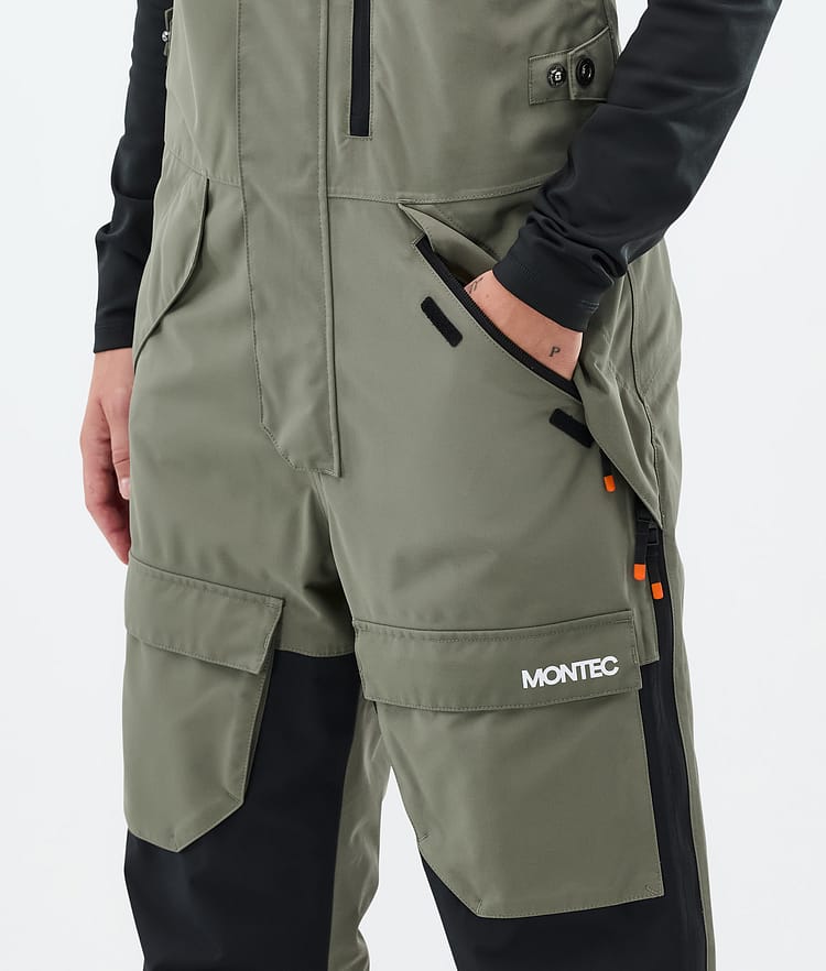 Montec Fawk W Snowboardbukse Dame Greenish/Black Renewed, Bilde 5 av 7
