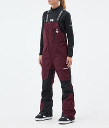 Montec Fawk W Snowboardbukse Dame Burgundy/Black