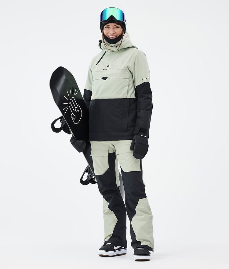 Montec Fawk W Snowboardbukse Dame Soft Green/Black