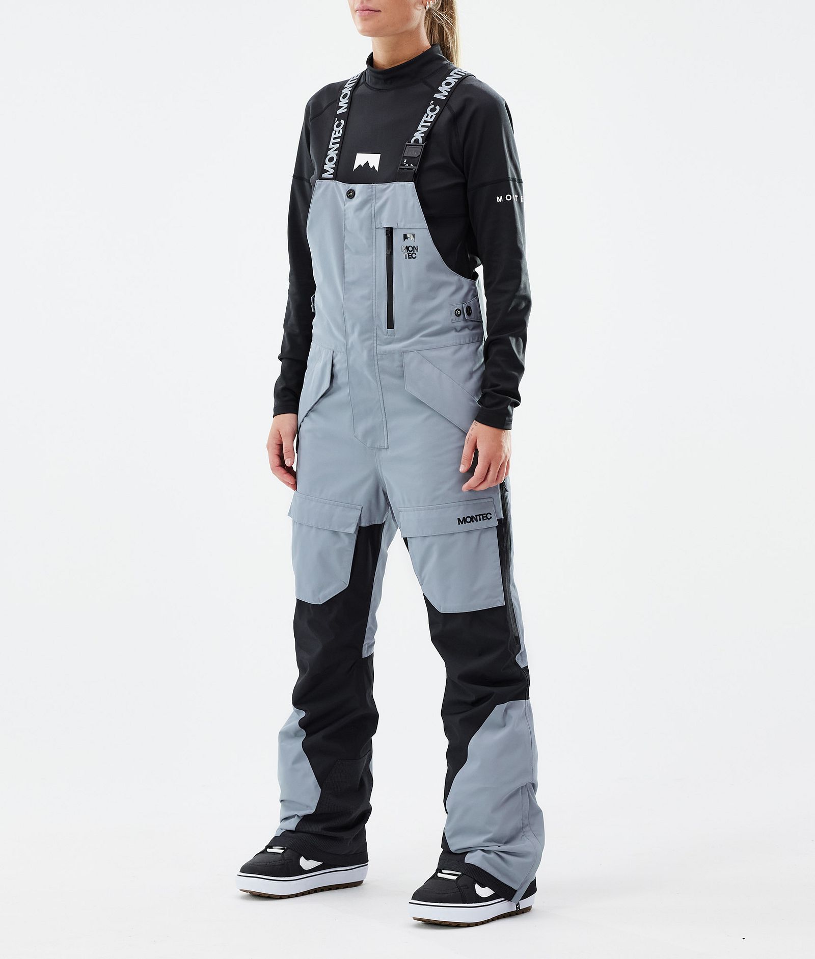 Montec Fawk W Snowboardbukse Dame Soft Blue/Black Renewed, Bilde 1 av 7