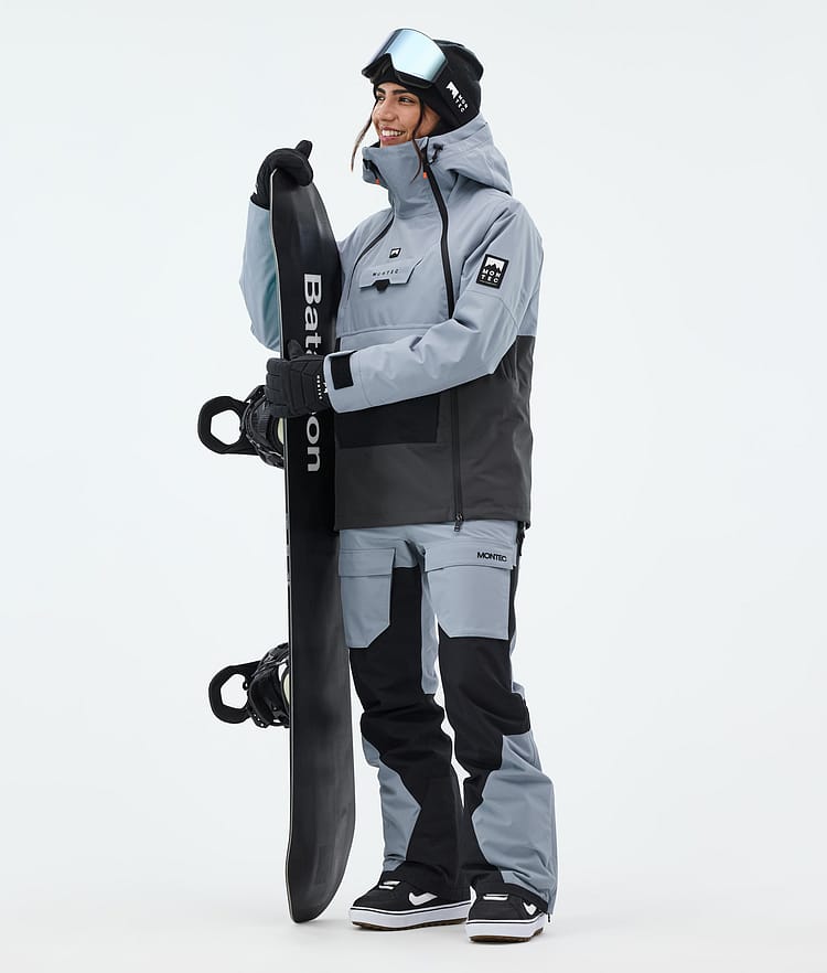 Montec Fawk W Snowboardbukse Dame Soft Blue/Black Renewed, Bilde 2 av 7