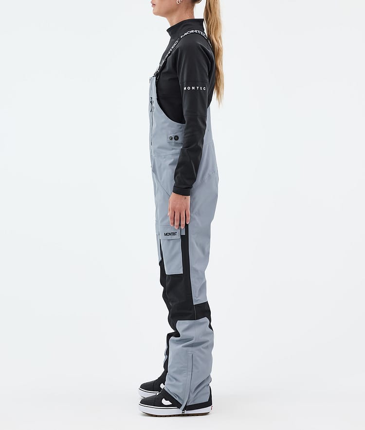 Montec Fawk W Snowboardbukse Dame Soft Blue/Black Renewed, Bilde 3 av 7