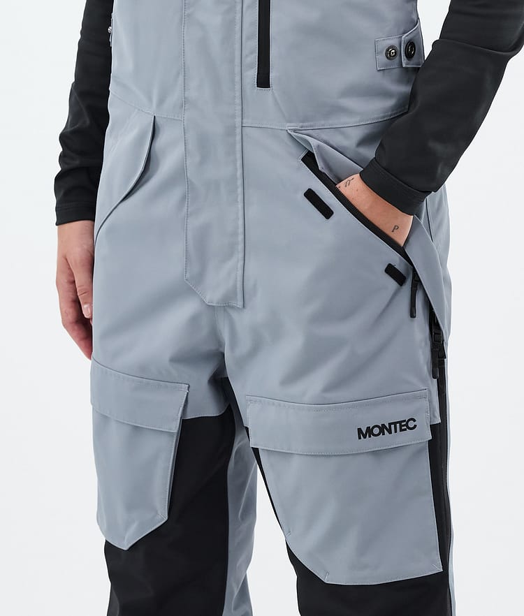 Montec Fawk W Snowboardbukse Dame Soft Blue/Black Renewed, Bilde 5 av 7