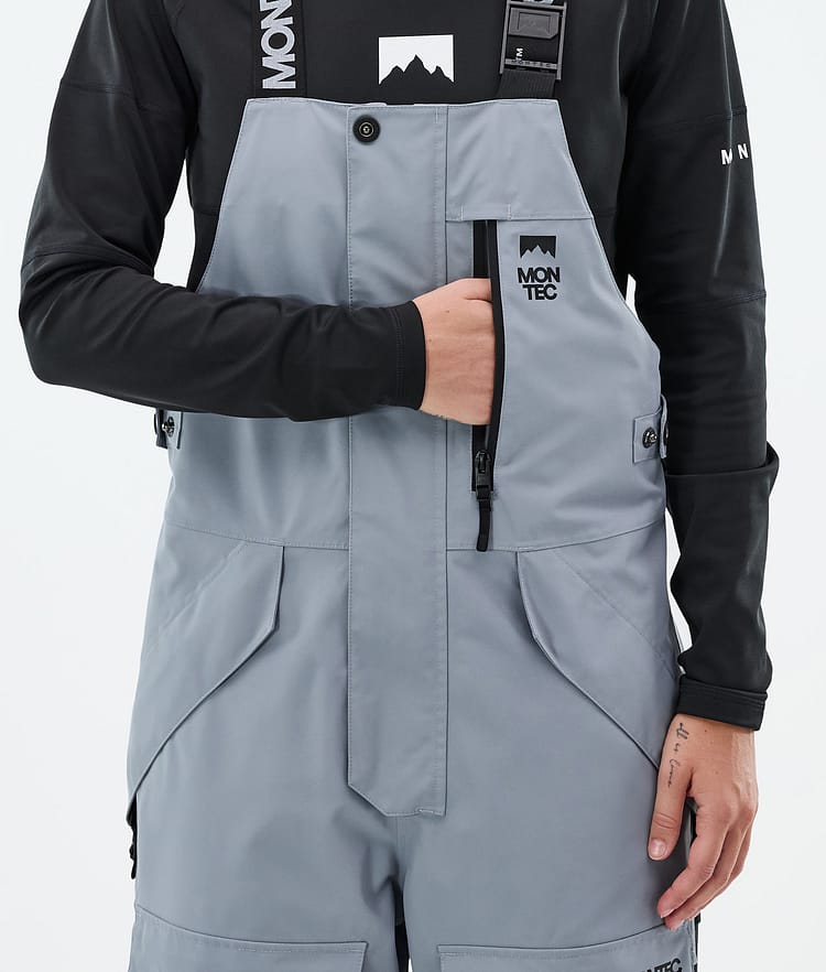 Montec Fawk W Snowboardbukse Dame Soft Blue/Black Renewed, Bilde 6 av 7