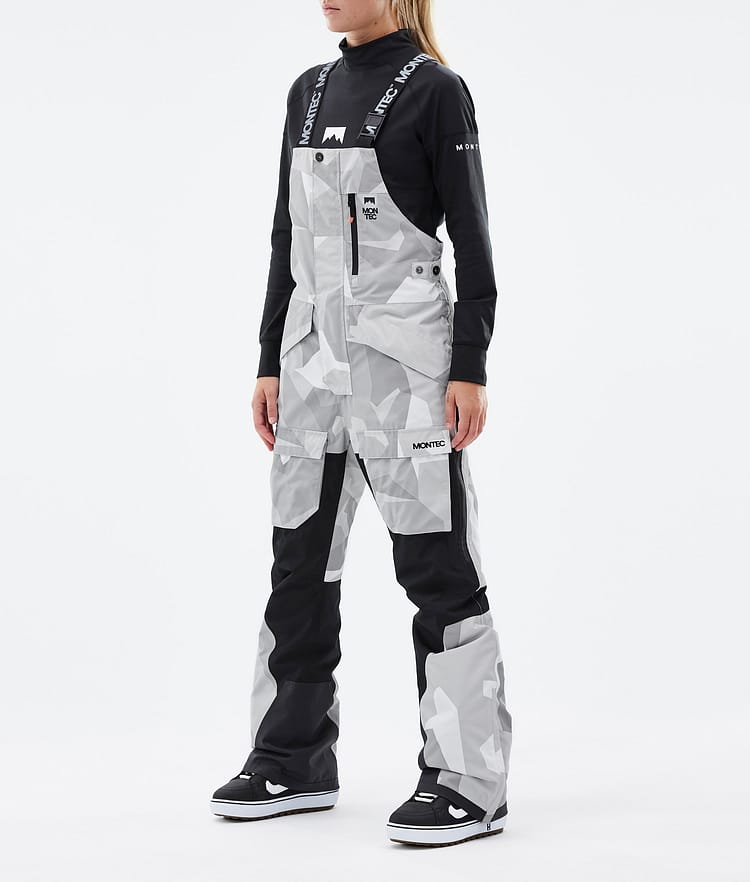 Montec Fawk W Snowboardbukse Dame Snow Camo, Bilde 1 av 6