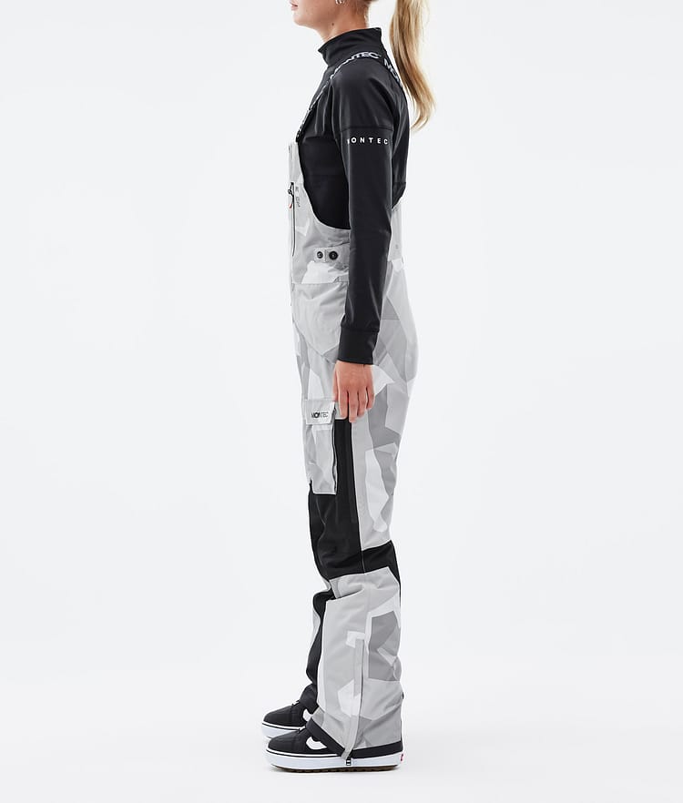 Montec Fawk W Snowboardbukse Dame Snow Camo, Bilde 2 av 6