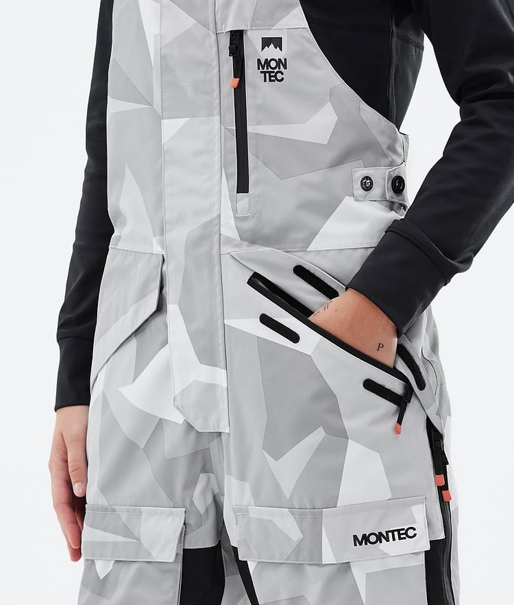 Montec Fawk W Snowboardbukse Dame Snow Camo