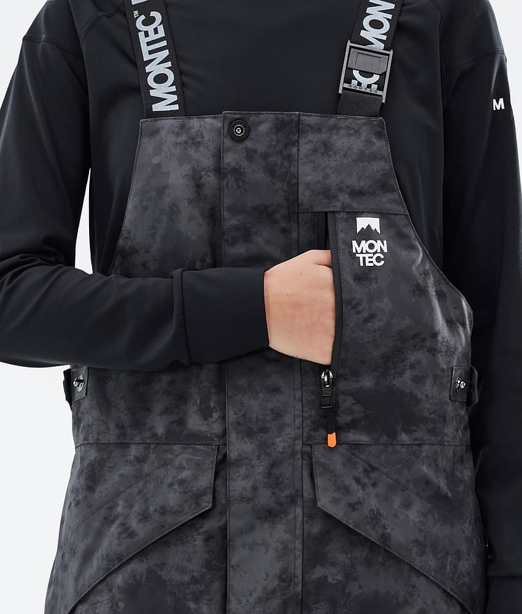 Montec Fawk W Snowboardbukse Dame Black Tiedye