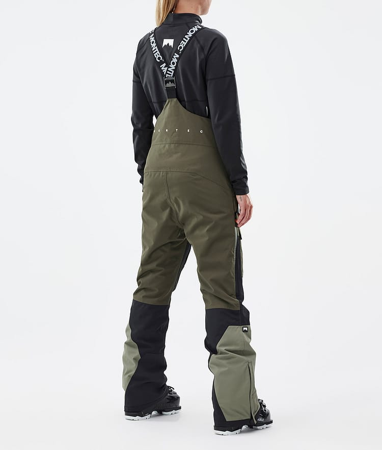 Montec Fawk W Skibukse Dame Olive Green/Black/Greenish, Bilde 4 av 7